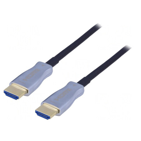 Cablu HDMI 2.0 Optic 20m Negru | Electronic-mag.ro | Componente Electronice