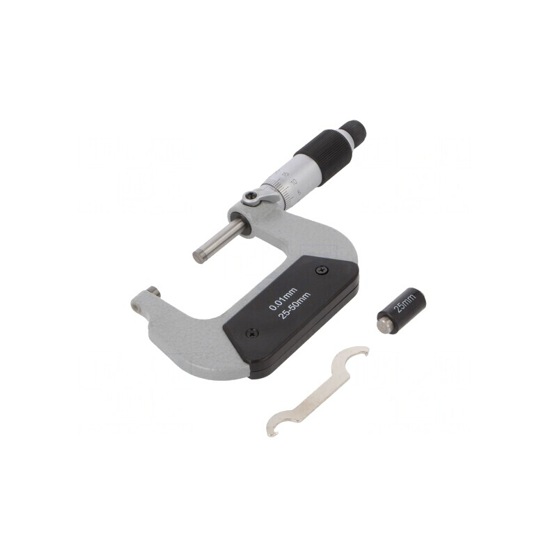 Micrometru Interval 25-50mm | Electronic-mag.ro | Componente Electronice