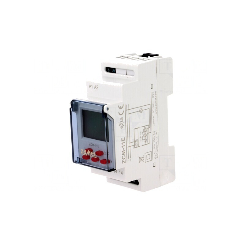 Întrerupător Temporizator 24h/7zile SPDT ZCM-11E | Electronic-mag.ro | Componente Electronice