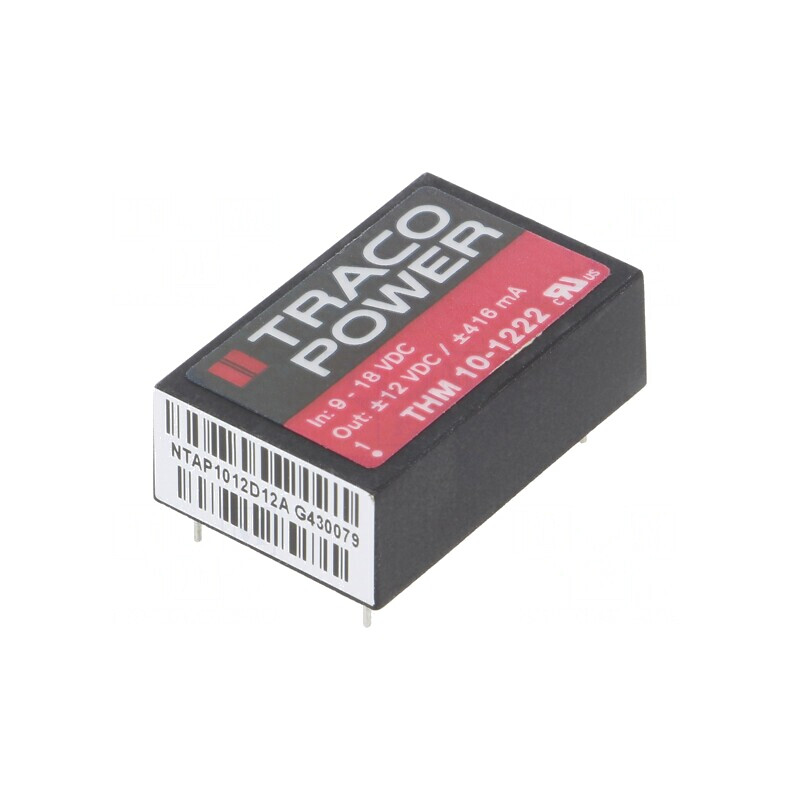 Convertor DC/DC 10W 9-18V la 12V/-12V | Electronic-mag.ro | Componente Electronice