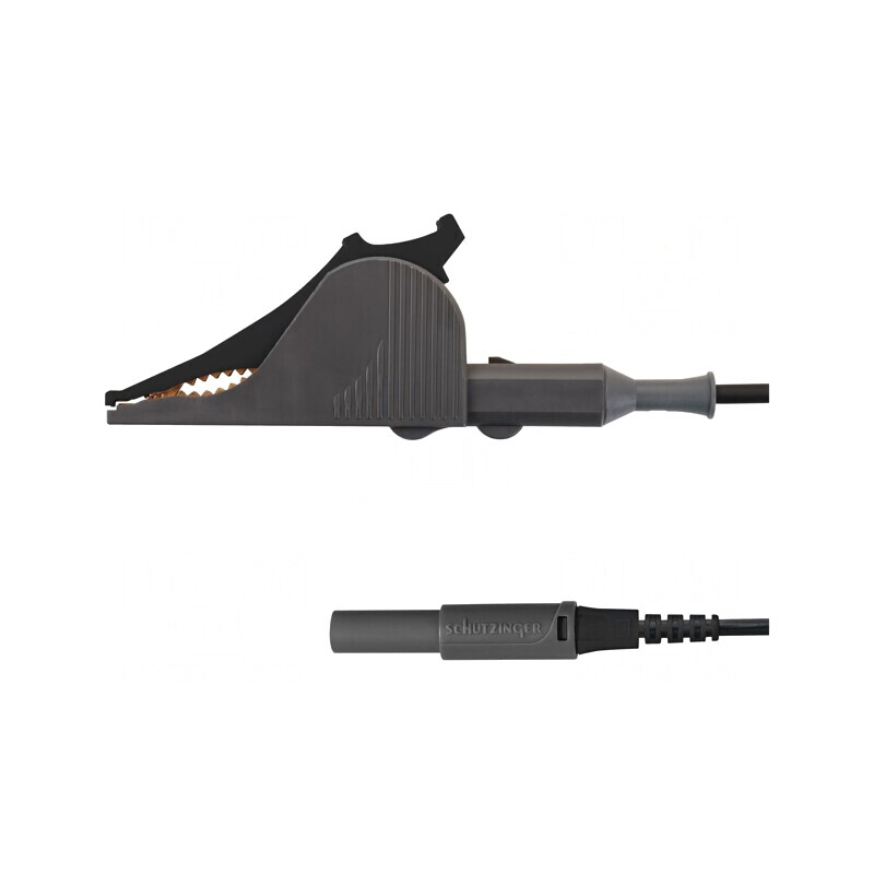 Cablu Kelvin 60VDC 10A 1,5m Aurit Negru | Electronic-mag.ro | Componente Electronice