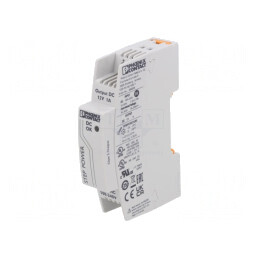Alimentator pulsatoriu pentru șină DIN 12W 12V 1A IP20 | Electronic-mag.ro | Componente Electronice
