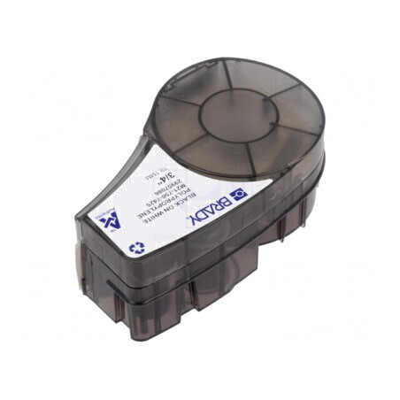 Bandă albă 19,1mm 6,4m cu caractere negre | Electronic-mag.ro | Componente Electronice