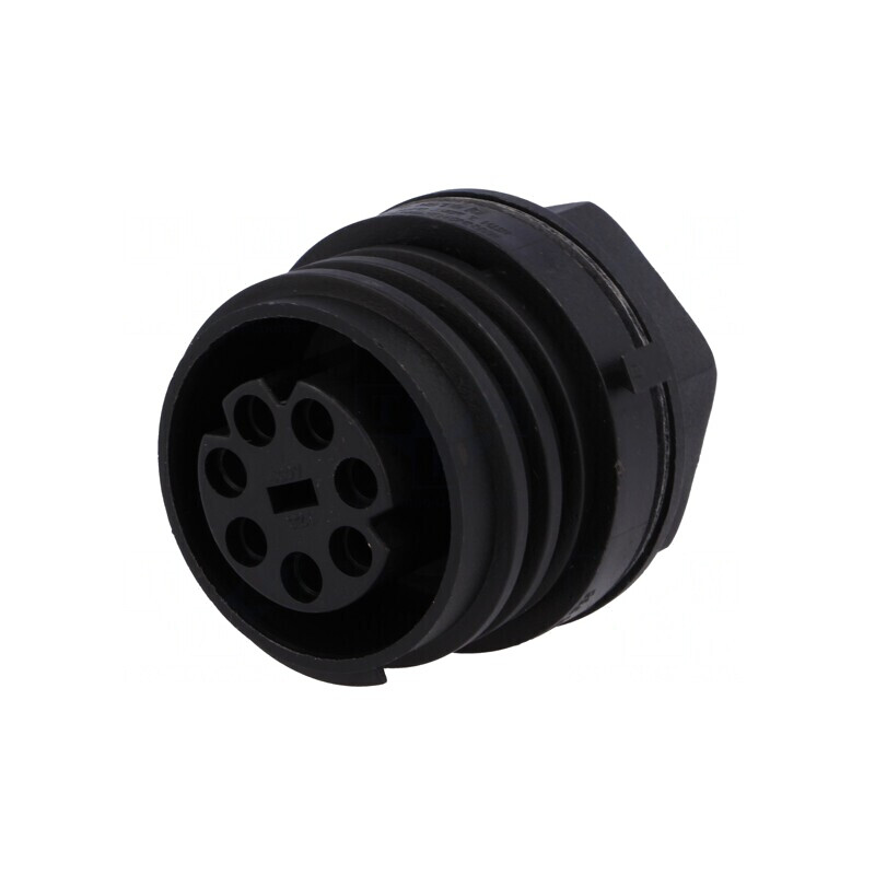 Conector Circular Soclu Mamă 7 Pin Nichelat Buccaneer 900 | Electronic-mag.ro | Componente Electronice