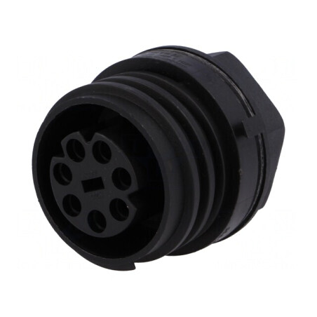 Conector Circular Soclu Mamă 7 Pin Nichelat Buccaneer 900 | Electronic-mag.ro | Componente Electronice