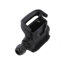 Carcasă pentru Conectori HDC Han-Eco A 10A Drept | Electronic-mag.ro | Componente Electronice