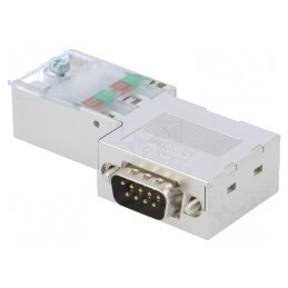Conector D-Sub 9-Pin 90° Terminal Șurub Pe Cablu | Electronic-mag.ro | Componente Electronice