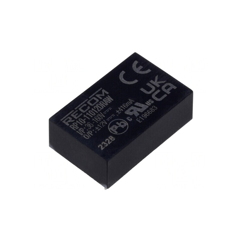 Convertor DC/DC 10W 36-160V la 12V Dual Output | Electronic-mag.ro | Componente Electronice