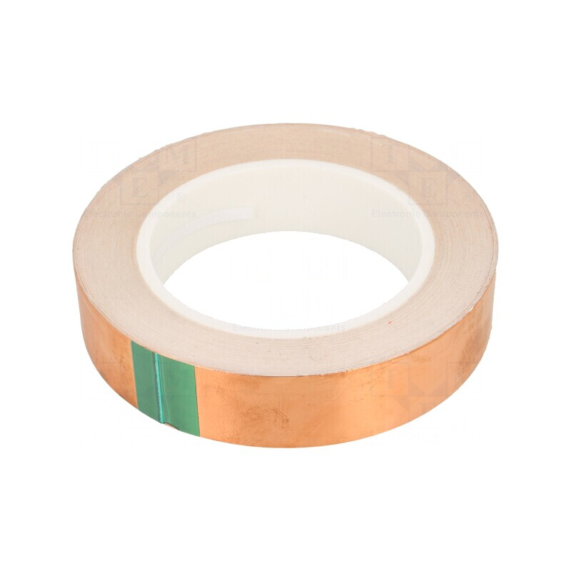 Bandă Electroconductoare din Cupru 25mm x 33m | Electronic-mag.ro | Componente Electronice