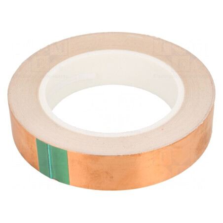Bandă Electroconductoare din Cupru 25mm x 33m | Electronic-mag.ro | Componente Electronice