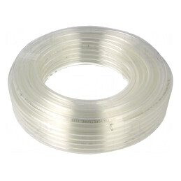 Cablu pneumatic | max.10bar | L: 25m | poliuretan | Economy | albă | 259.18SN-25