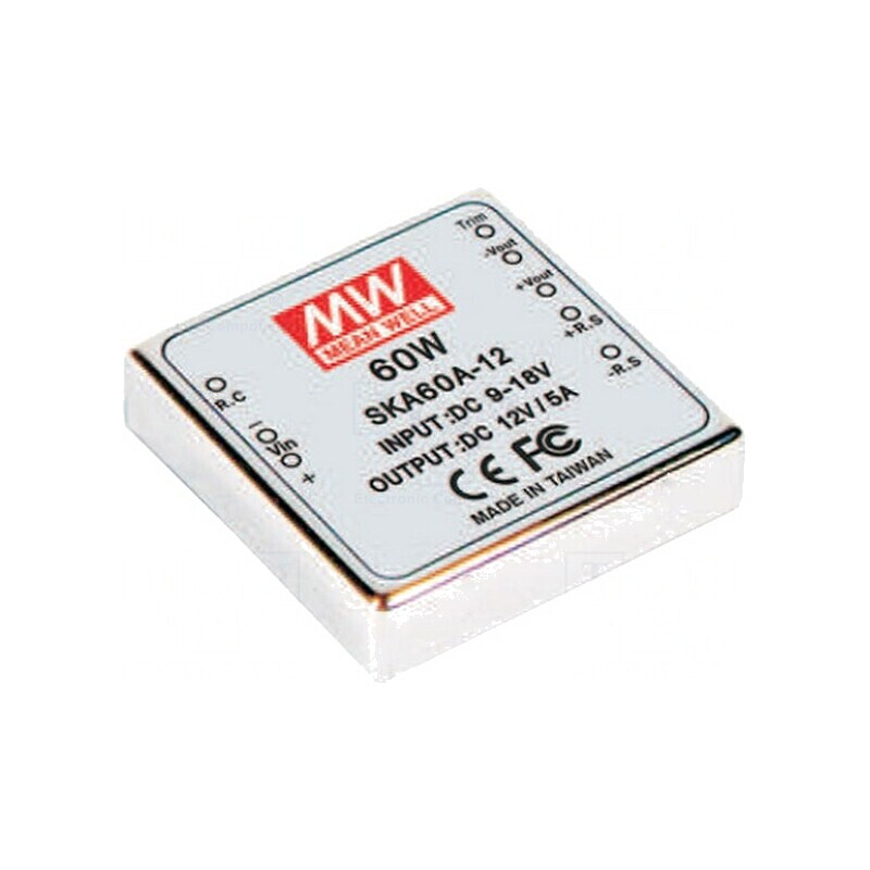 Convertor DC/DC 60W 18-36V la 12V 5A | Electronic-mag.ro | Componente Electronice