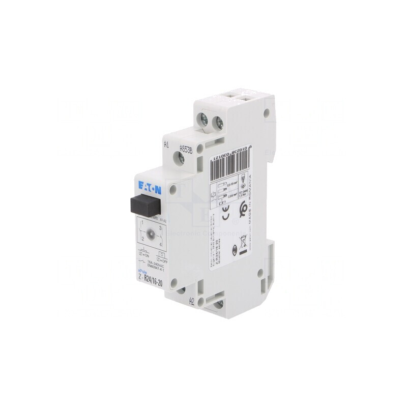 Releu monostabil NO 2x 24VAC 16A | Electronic-mag.ro | Componente Electronice