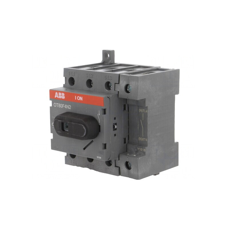 Separator-întrerupător 4 Poli pentru șină DIN 80A OT | Electronic-mag.ro | Componente Electronice
