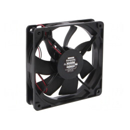 Ventilator axial DC 12V 120x120x25mm 155m3/h 37dBA cu bilă | Electronic-mag.ro | Componente Electronice