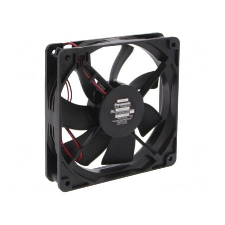 Ventilator axial DC 12V 120x120x25mm 155m3/h 37dBA cu bilă | Electronic-mag.ro | Componente Electronice