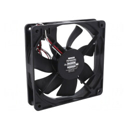 Ventilator axial 12V 120x120x25mm 155m3/h 37dBA cu bilă | Electronic-mag.ro | Componente Electronice