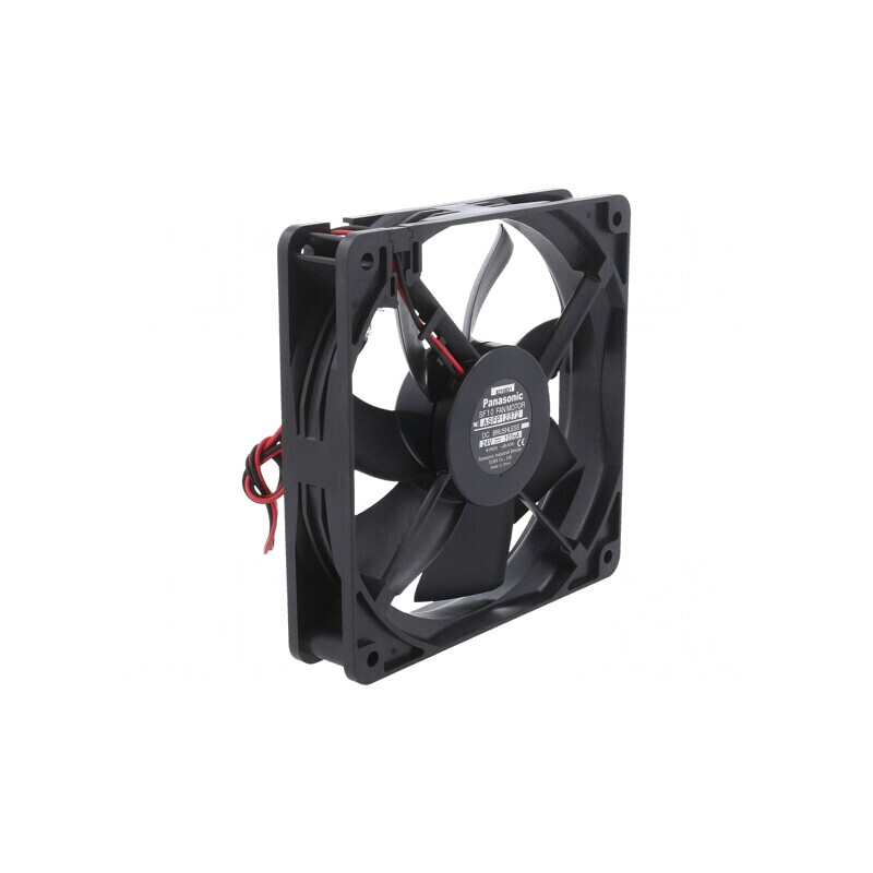 Ventilator axial 24V 120x120mm 114m3/h 30dBA cu bilă | Electronic-mag.ro | Componente Electronice