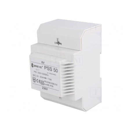 Transformator Alimentare 50VA 230V AC 6V Cu Termobandă și Cleme | Electronic-mag.ro | Componente Electronice