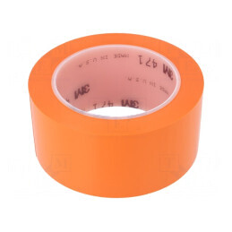 Bandă de marcare portocalie 33m x 50mm | Electronic-mag.ro | Componente Electronice