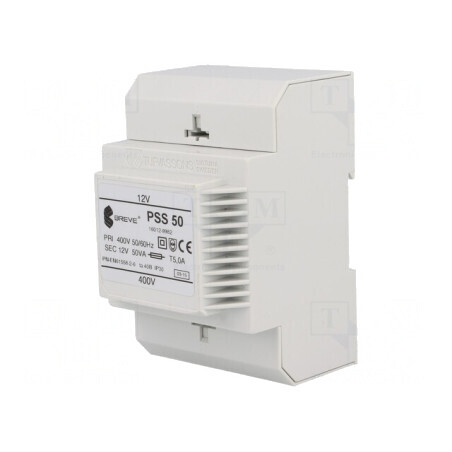 Transformator Alimentare 50VA 400VAC 12V Bandă cu Cleme | Electronic-mag.ro | Componente Electronice