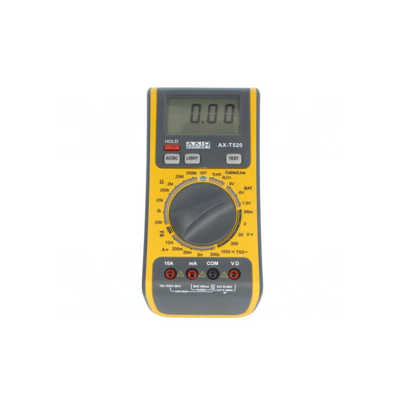 Multimetru digital LCD 3,5 cifre AX-T520 | Electronic-mag.ro | Componente Electronice Multimetru digital LCD 3,5 cifre AX-T520 | Electronic-mag.ro | Componente Electronice