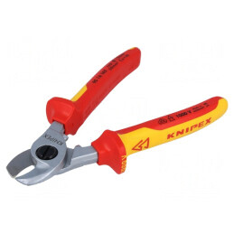 Foarfece izolate pentru clești, 165mm, 50mm², Ø cablu 15mm, 1kVAC | Electronic-mag.ro | Componente Electronice