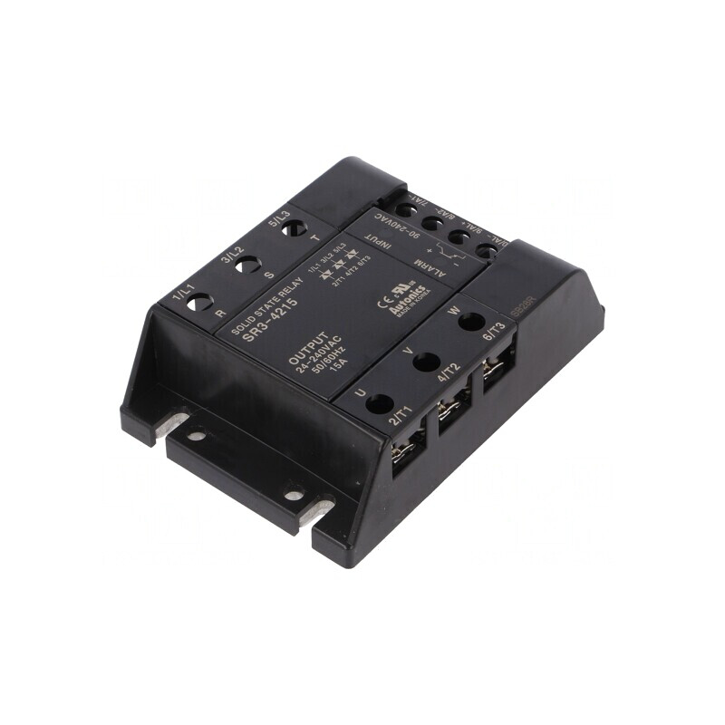 Releu Semiconductor 15A 3-Fazat 24-240VAC | Electronic-mag.ro | Componente Electronice