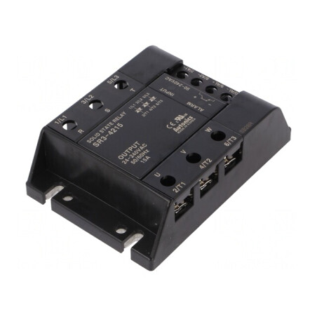 Releu Semiconductor 15A 3-Fazat 24-240VAC | Electronic-mag.ro | Componente Electronice