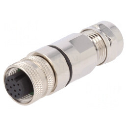 Mufă M12 PIN 12 Mamă IP67 pentru DeviceNet/CANopen | Electronic-mag.ro | Componente Electronice