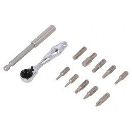 Set Capete Șurubelniță 12 Bucăți Phillips Torx Imbus | Electronic-mag.ro | Componente Electronice