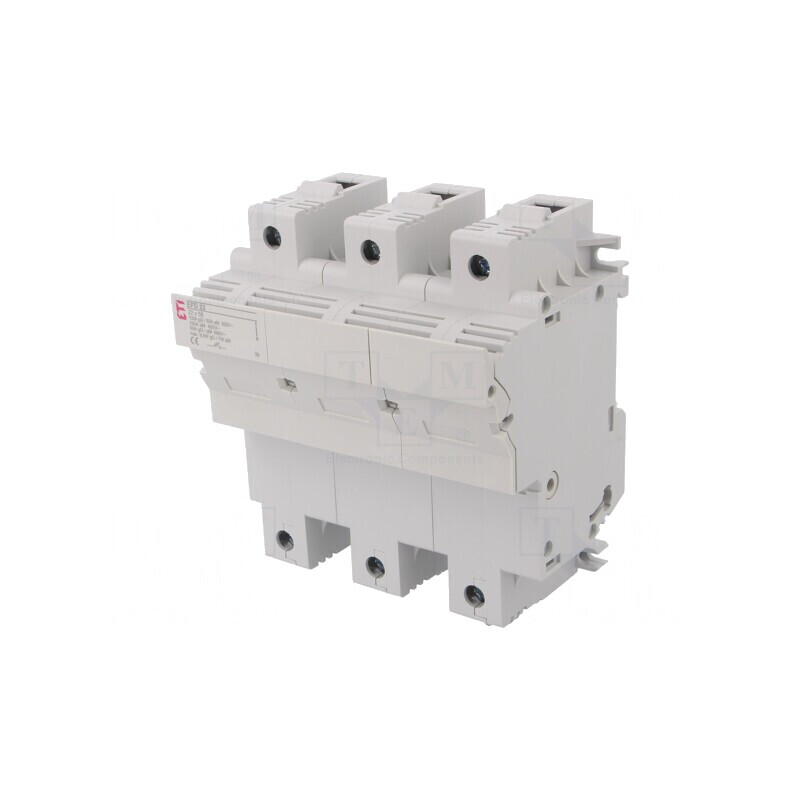 Separator cu Fuzibil 22x58mm pentru Șină DIN 100A 690VAC | Electronic-mag.ro | Componente Electronice