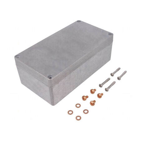 Carcasă Universală Aluminiu 121x221x80 mm | Electronic-mag.ro | Componente Electronice