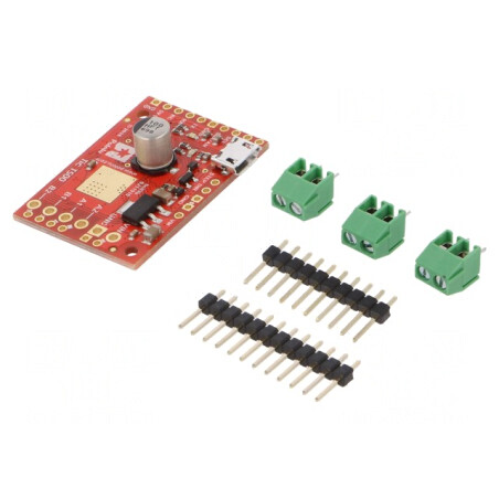 Controler Motor Pas cu Pas MP6500 1.5A 4.5-35V Roșu | Electronic-mag.ro | Componente Electronice