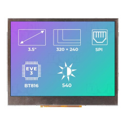 Afișaj TFT 3,5 inch 320x240 LED | Electronic-mag.ro | Componente Electronice