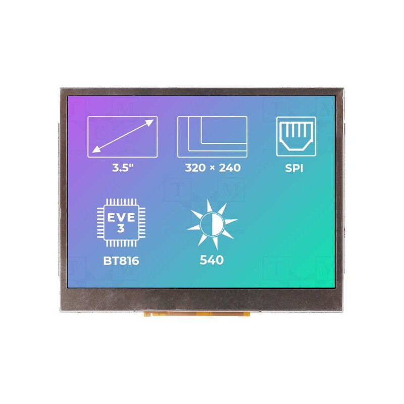 Afișaj TFT 3,5 inch 320x240 LED | Electronic-mag.ro | Componente Electronice