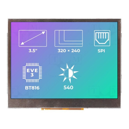 Afișaj TFT 3,5 inch 320x240 LED | Electronic-mag.ro | Componente Electronice