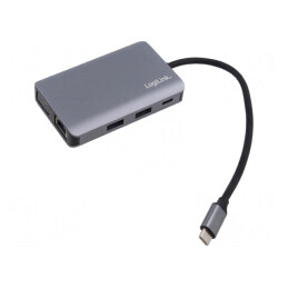 Stație de Andocare Thunderbolt 3 USB 3.0 Aluminiu 0,2m