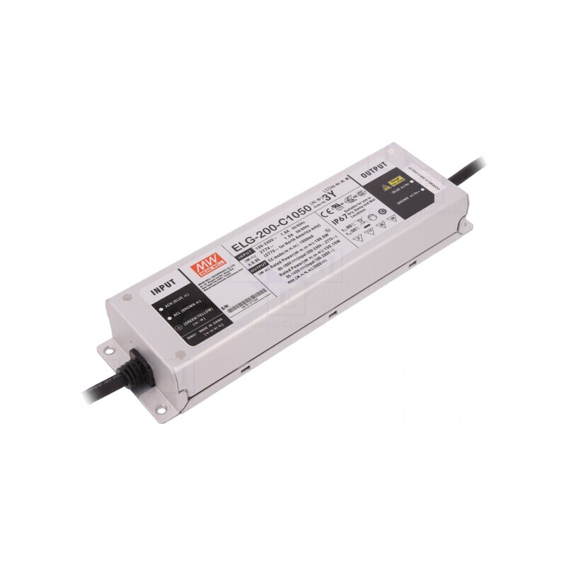 Alimentator LED 199.5W 1050mA IP67 | Electronic-mag.ro | Componente Electronice Alimentator LED 199.5W 1050mA IP67 | Electronic-mag.ro | Componente Electronice