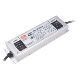 Alimentator LED 200W IP65 95-190VDC 525-1050mA | Electronic-mag.ro | Componente Electronice