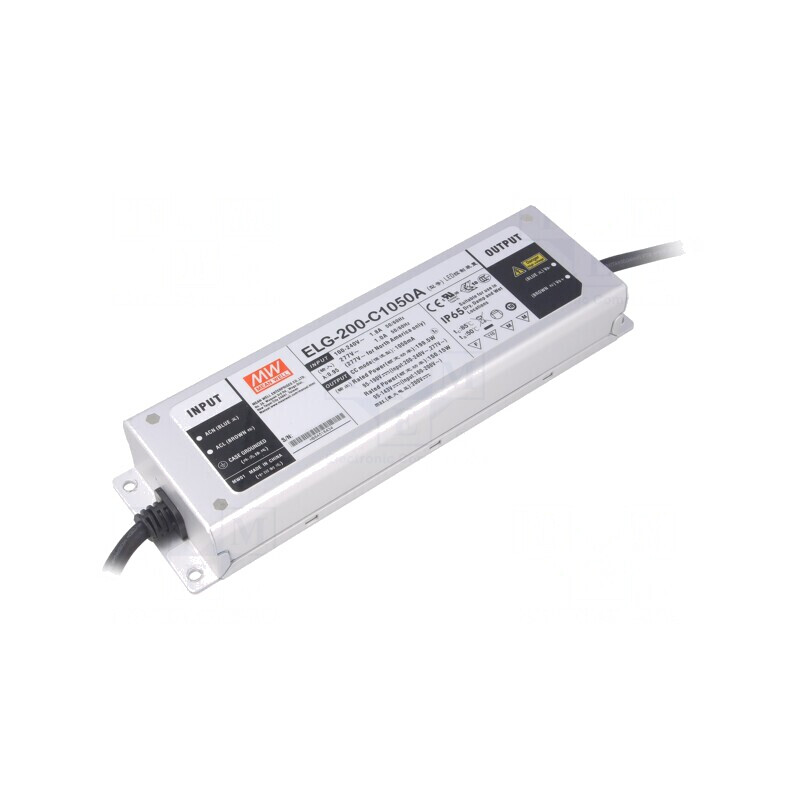 Alimentator LED 200W IP65 95-190VDC 525-1050mA | Electronic-mag.ro | Componente Electronice Alimentator LED 200W IP65 95-190VDC 525-1050mA | Electronic-mag.ro | Componente Electronice