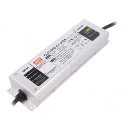 Alimentator LED 200W IP65 71-142VDC 700-1400mA | Electronic-mag.ro | Componente Electronice