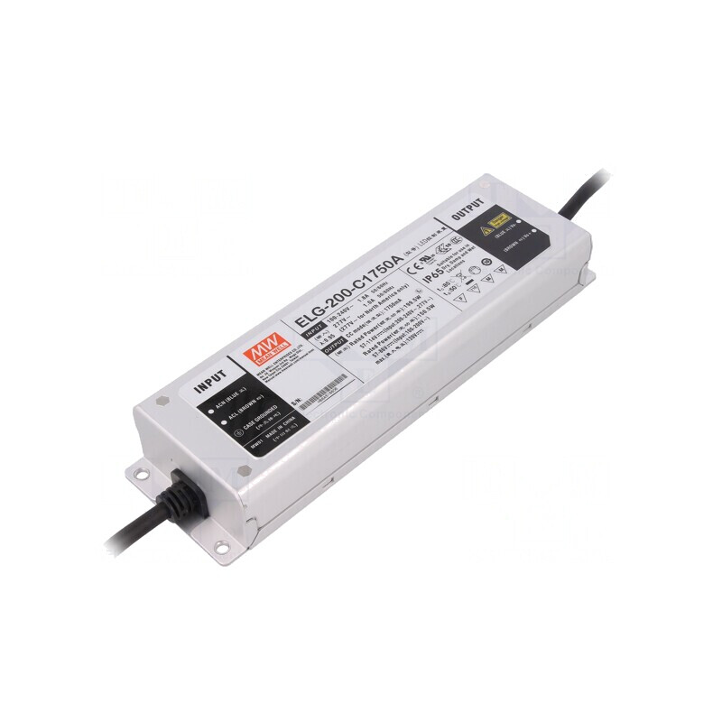 Alimentator LED 200W IP65 57-114V 875-1750mA | Electronic-mag.ro | Componente Electronice Alimentator LED 200W IP65 57-114V 875-1750mA | Electronic-mag.ro | Componente Electronice
