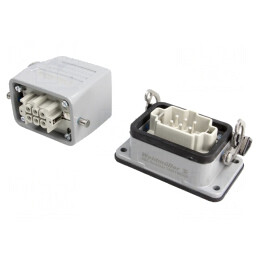 Conector HDC Tată-Mamă Soclu-Mufă Set Complet 6 Pin | Electronic-mag.ro | Componente Electronice