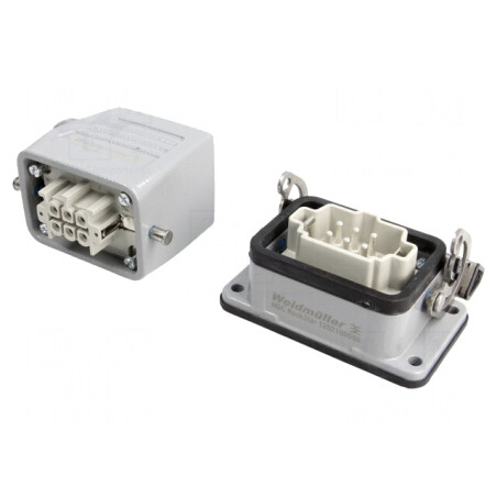 Conector HDC Tată-Mamă Soclu-Mufă Set Complet 6 Pin | Electronic-mag.ro | Componente Electronice