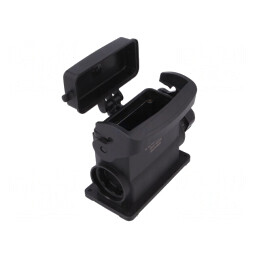 Carcasă pentru conectori HDC Han-Eco B 16B drept | Electronic-mag.ro | Componente Electronice