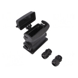 Carcasă conectori HDC Han-Eco B 16B drept | Electronic-mag.ro | Componente Electronice