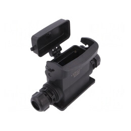 Carcasă pentru Conectori HDC Han-Eco B 16B Drept | Electronic-mag.ro | Componente Electronice