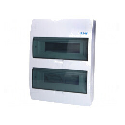 Carcasă Aparatură Modulară IP40 24 Module Albă ABS | Electronic-mag.ro | Componente Electronice