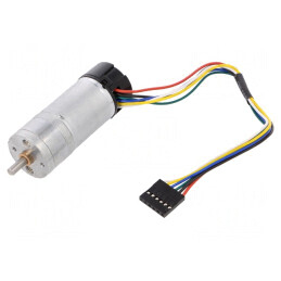 Motor DC cu Encodare și Transmisie 12V 20.4:1 | Electronic-mag.ro | Componente Electronice